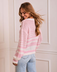 Jessiah Striped Abstract Sweater