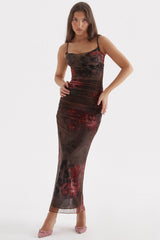 Nalini-Printed Maxi Dress