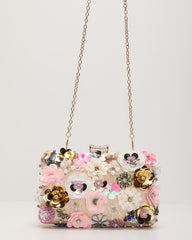 Like Wildflowers Floral Embroidered Clutch