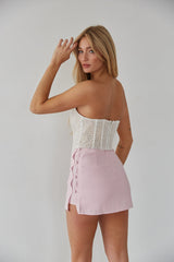 Nalani Strapless Lace Corset