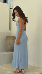 Margo Midi Dress - Blue